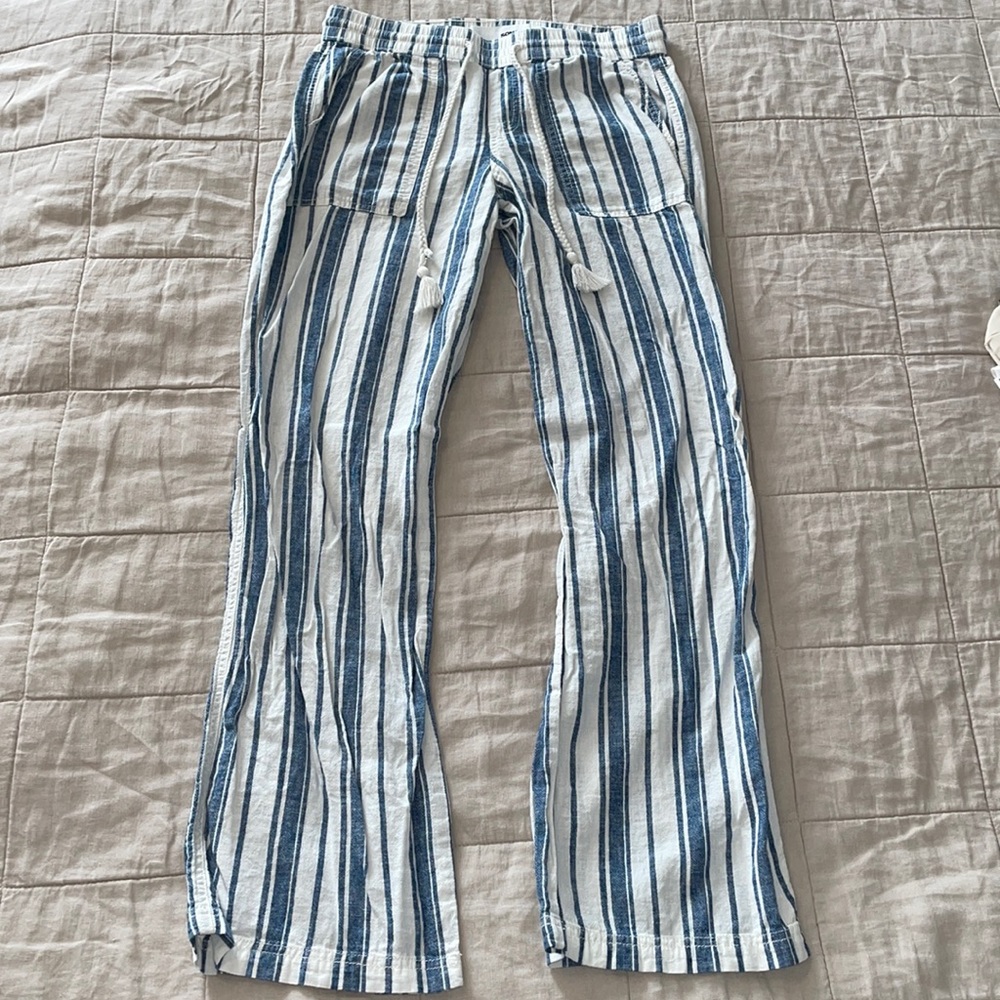 Linen, flowy beach pants